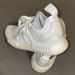 Mens 7 All White Adidas NMD